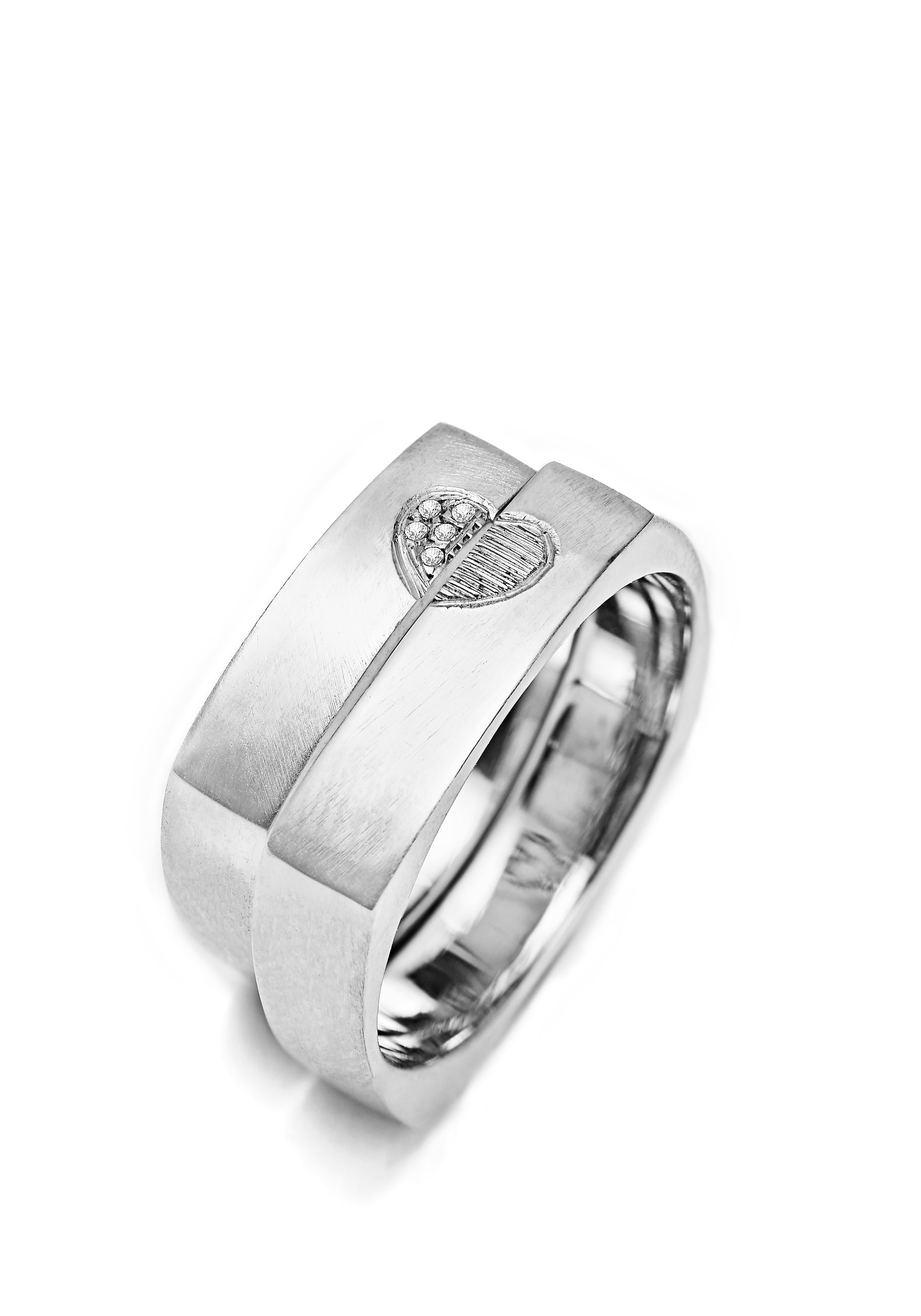 Bagues Cœur - Vue 2